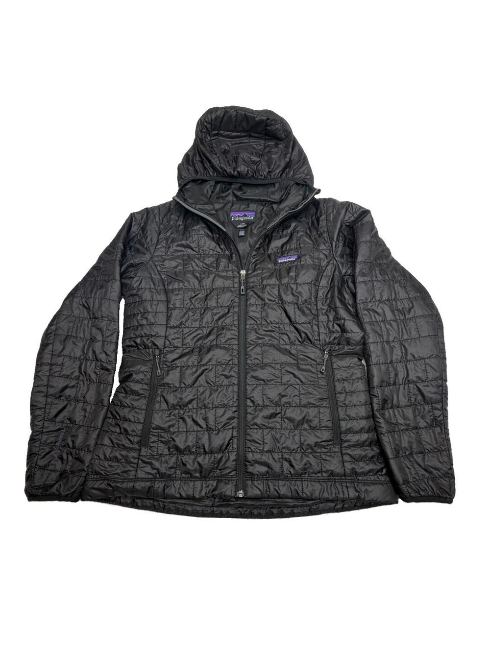 Patagonia Women's Nano Puff Hoody Jacket  Black Size Large 84227SP25 MSRP:299.99